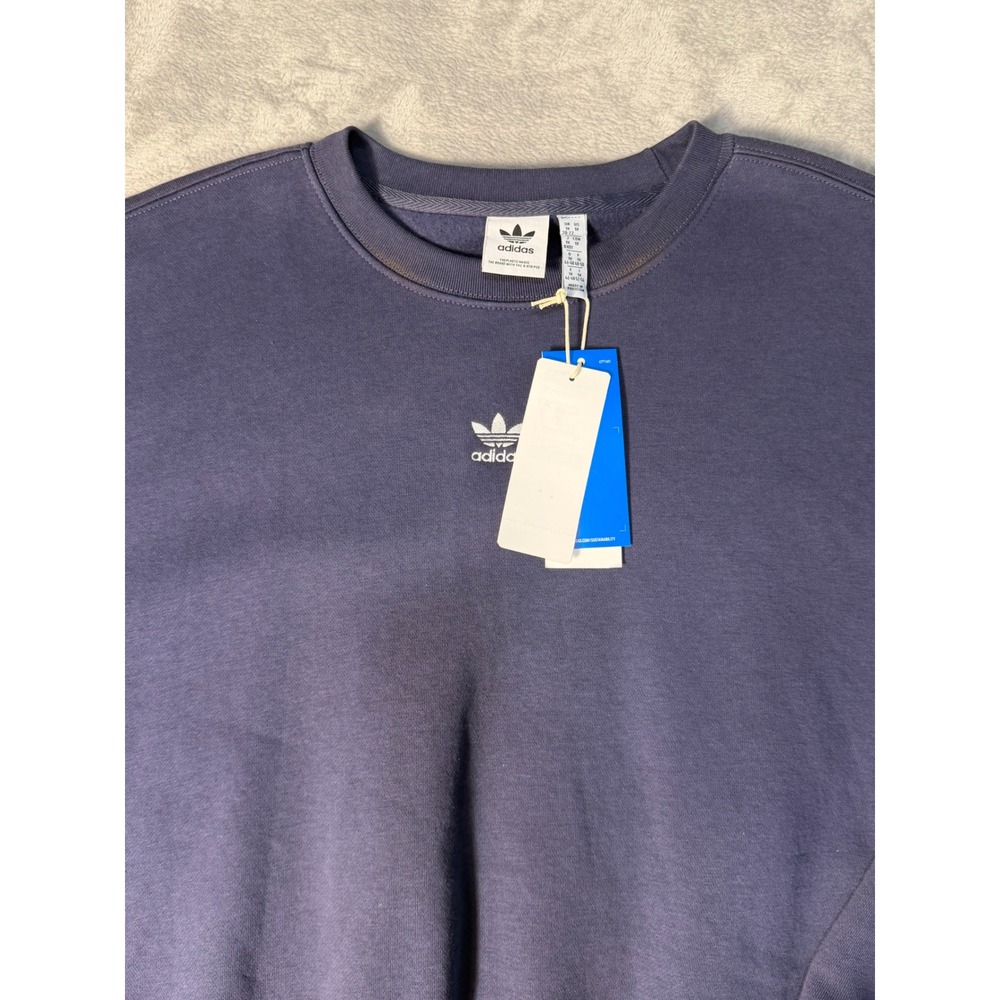 Adidas Originals Adicolor Essentials Sweatshirt Shadow Navy HD7099 Women 1X NEW